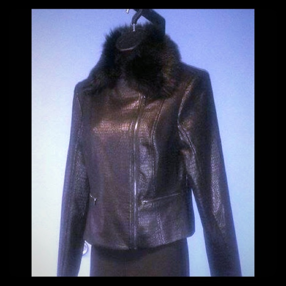 Cache Leather Jacket